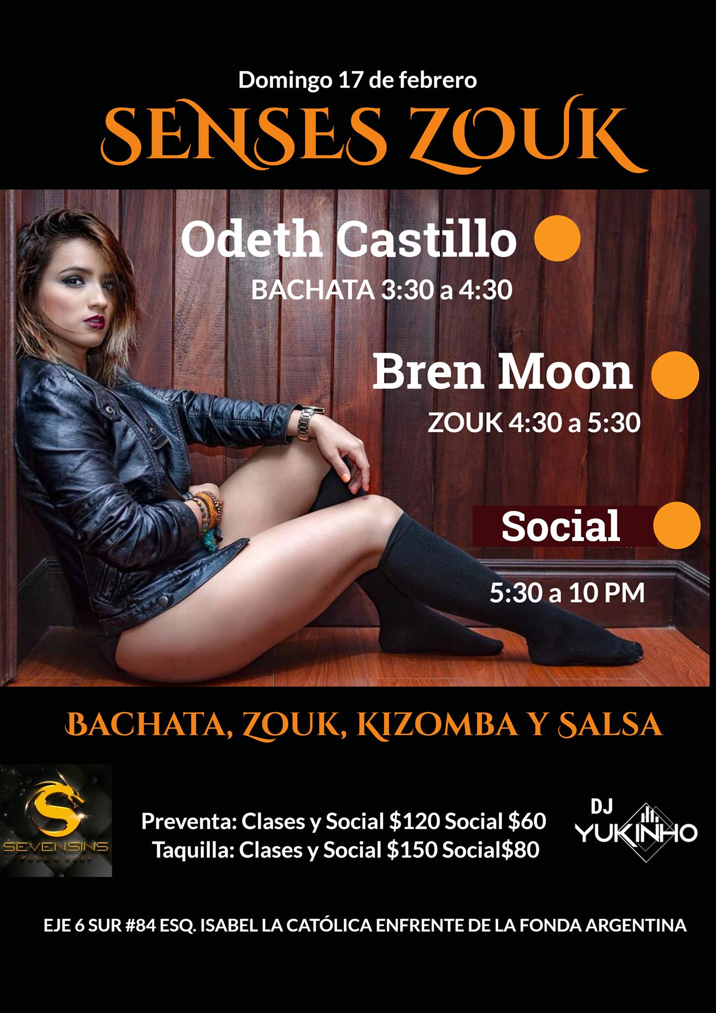 Senses ZOUK Social Febrero