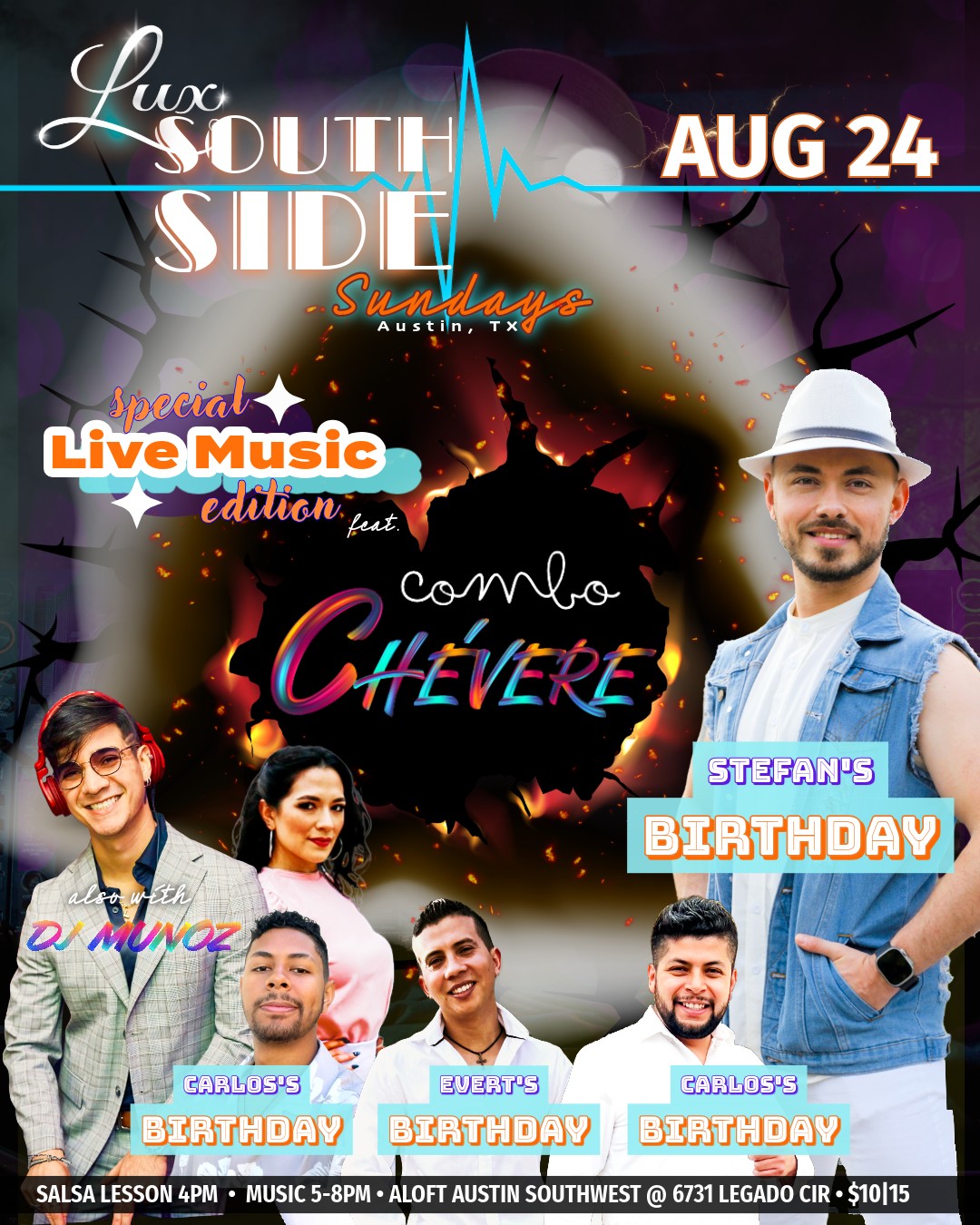 ๐ Southside Sundays Live Music + Birthday Bash! ๐