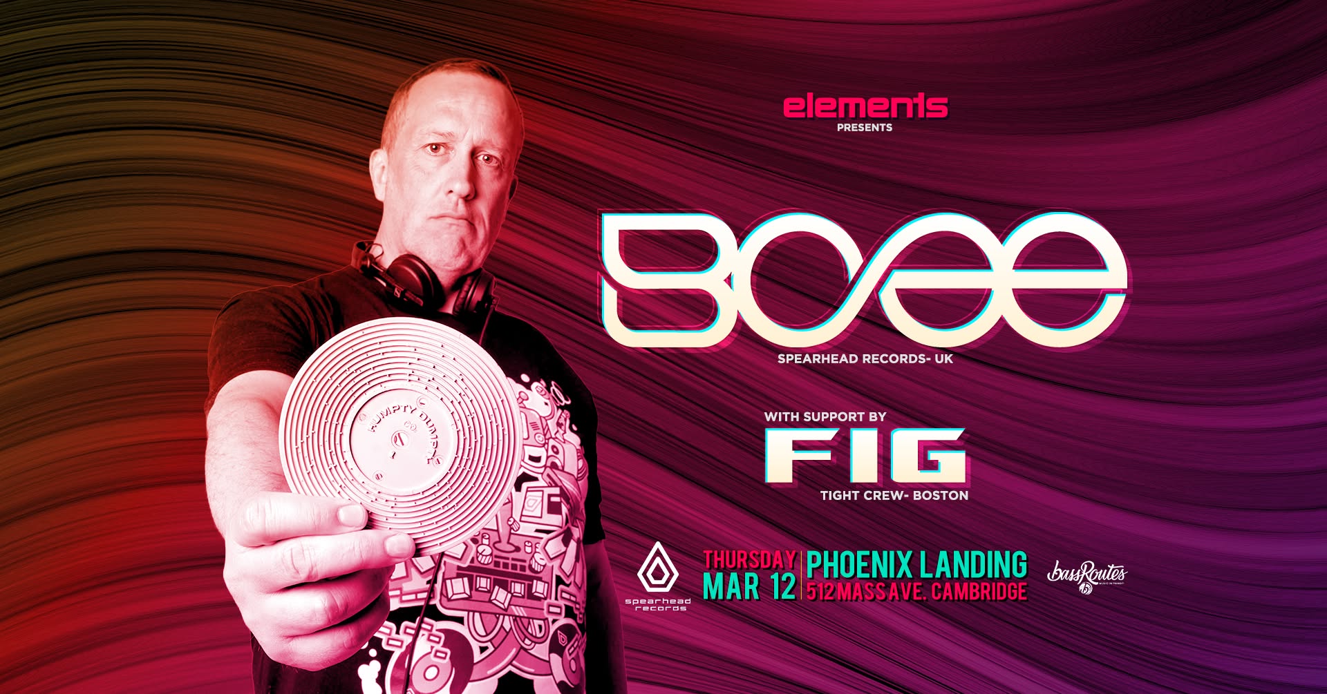 BCee (Spearhead UK) :: Final U.S. Show at elements + FiG