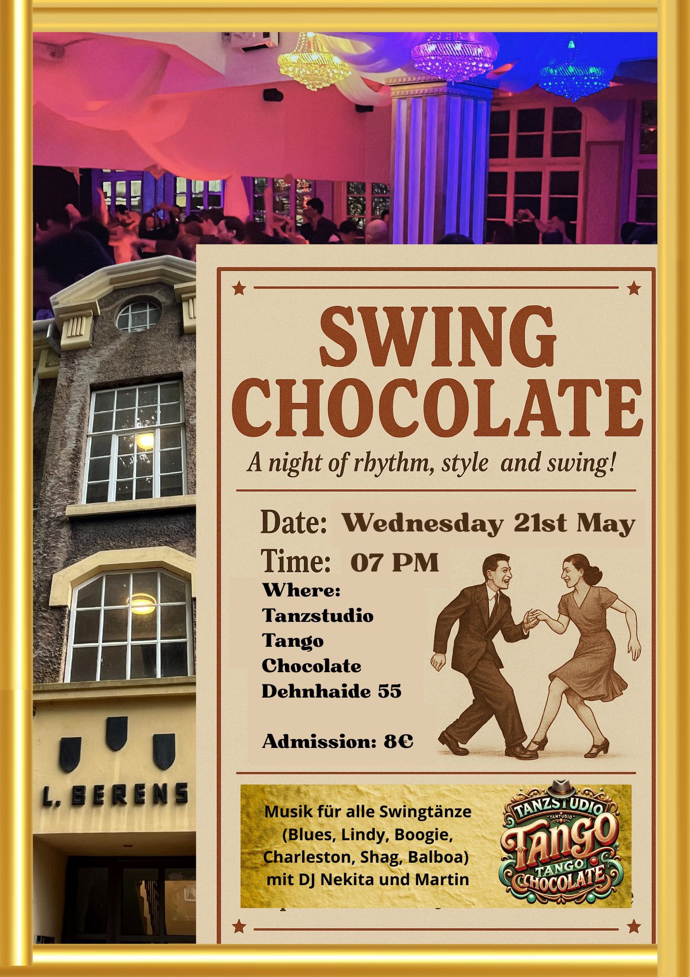 SWING CHOCOLATE 21.05.2025 19 U