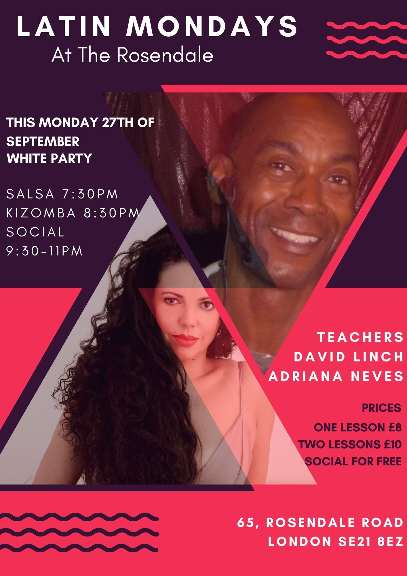 Latin Mondays @ The Rosendale - White Party