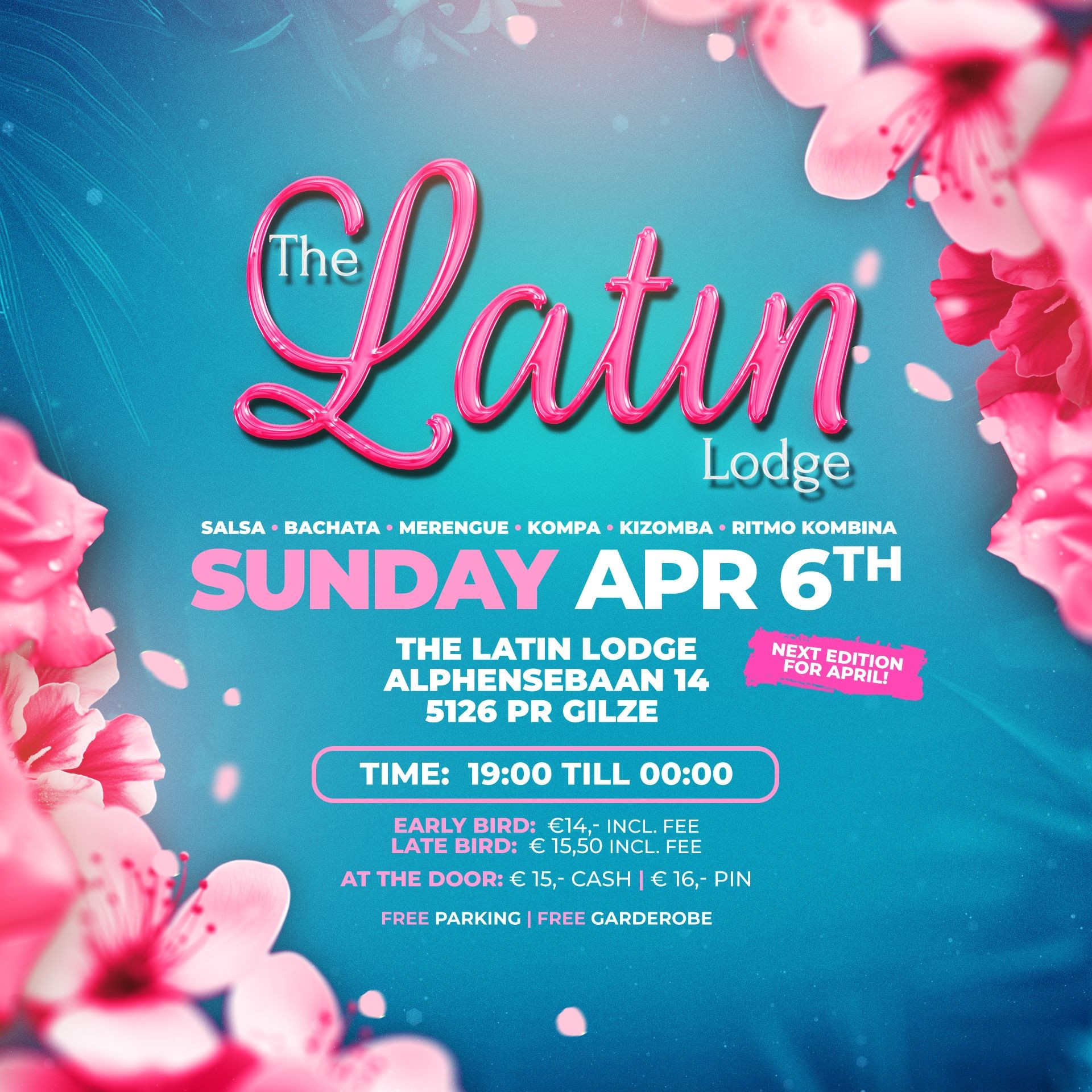 The Latin Lodge APRIL 6 GILZE