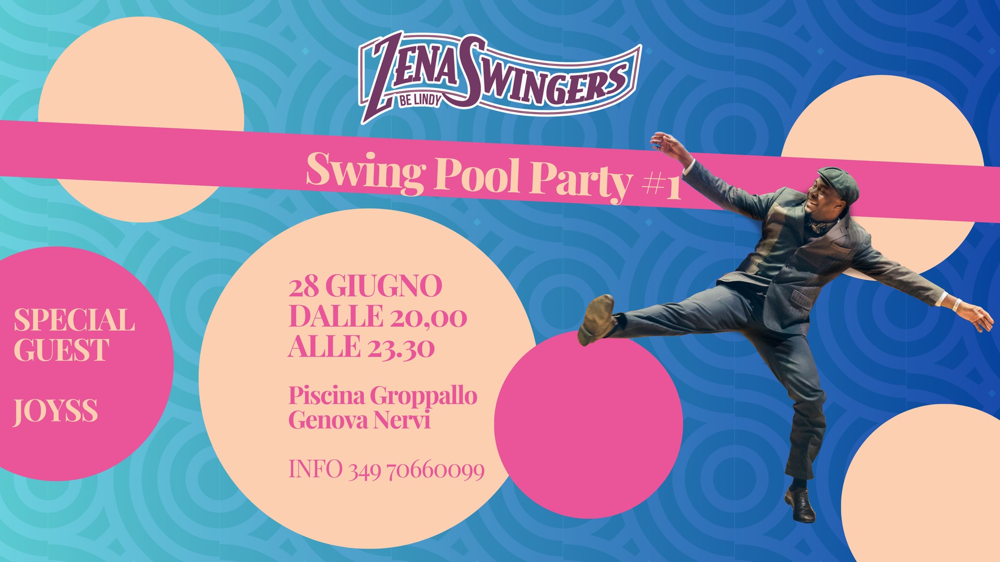 SWING POOL PARTY - SPECIAL GUEST JOYSS