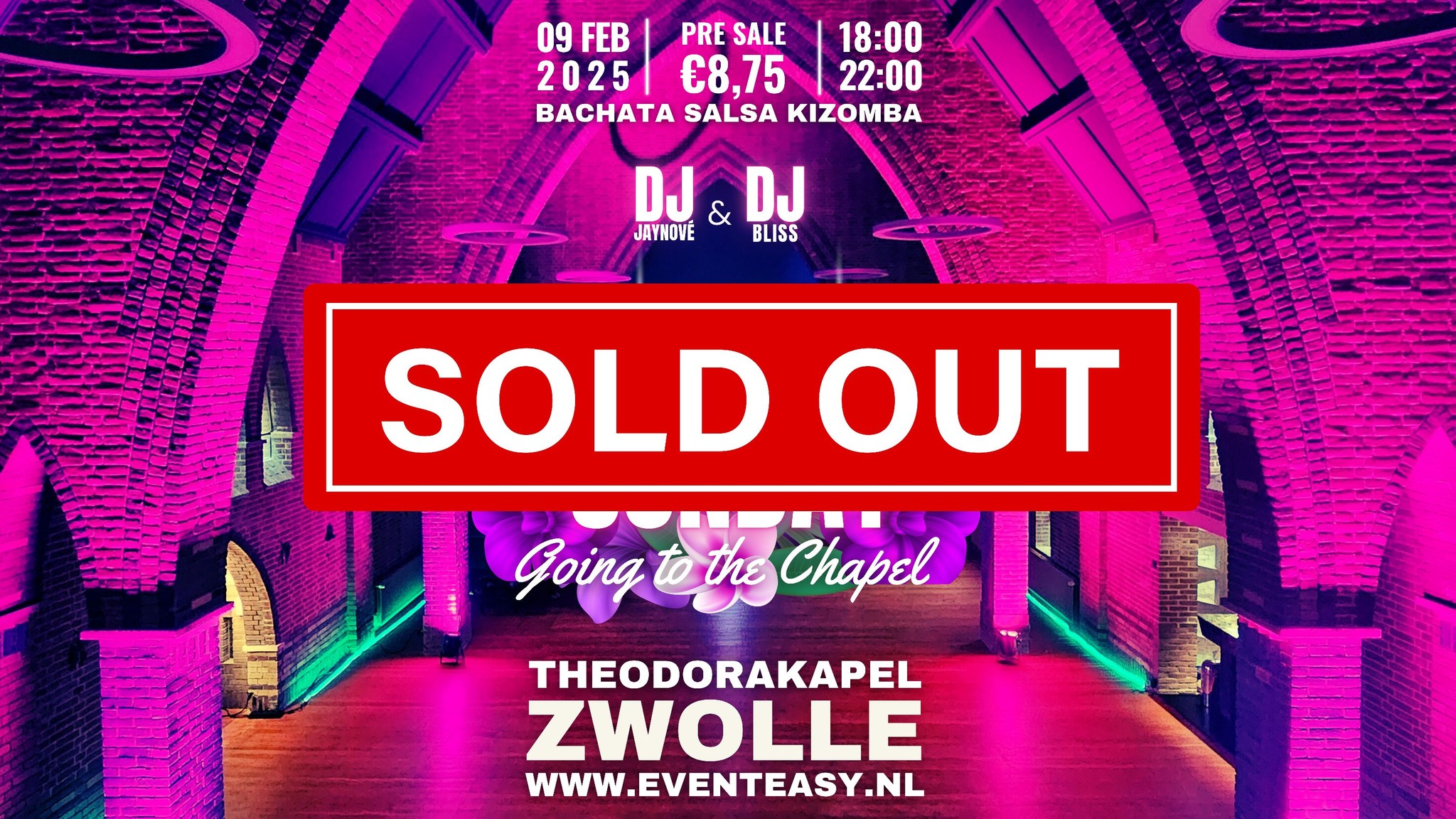 Latin Sunday - Going to the Chapel #2 SOLD OUT!!