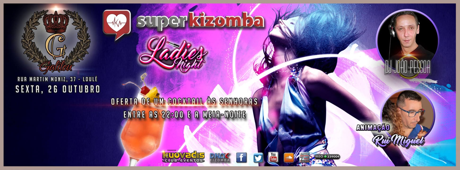 Super Kizomba Ladies Night ☆ Galileu Bar