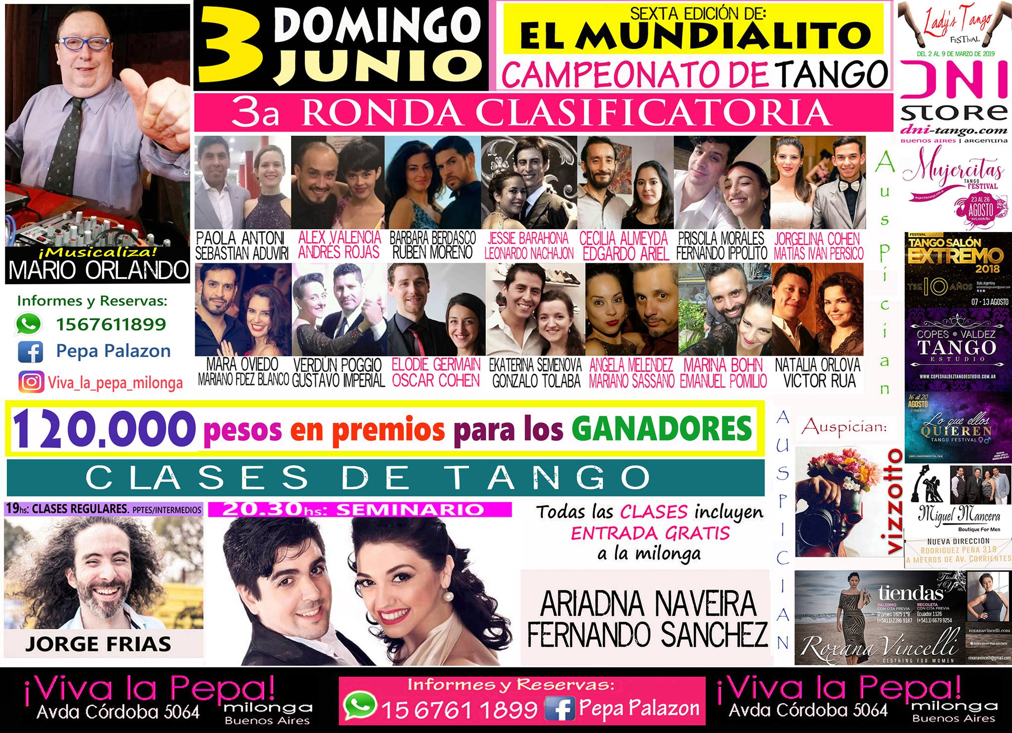 Este Domingo 3 6 Tercera RONDA Clasificatoria del Mundialito!