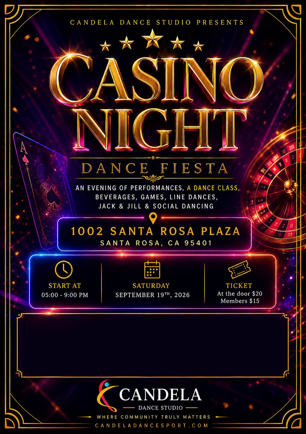 ✨CASINO DANCE FIESTA IS COMING!✨