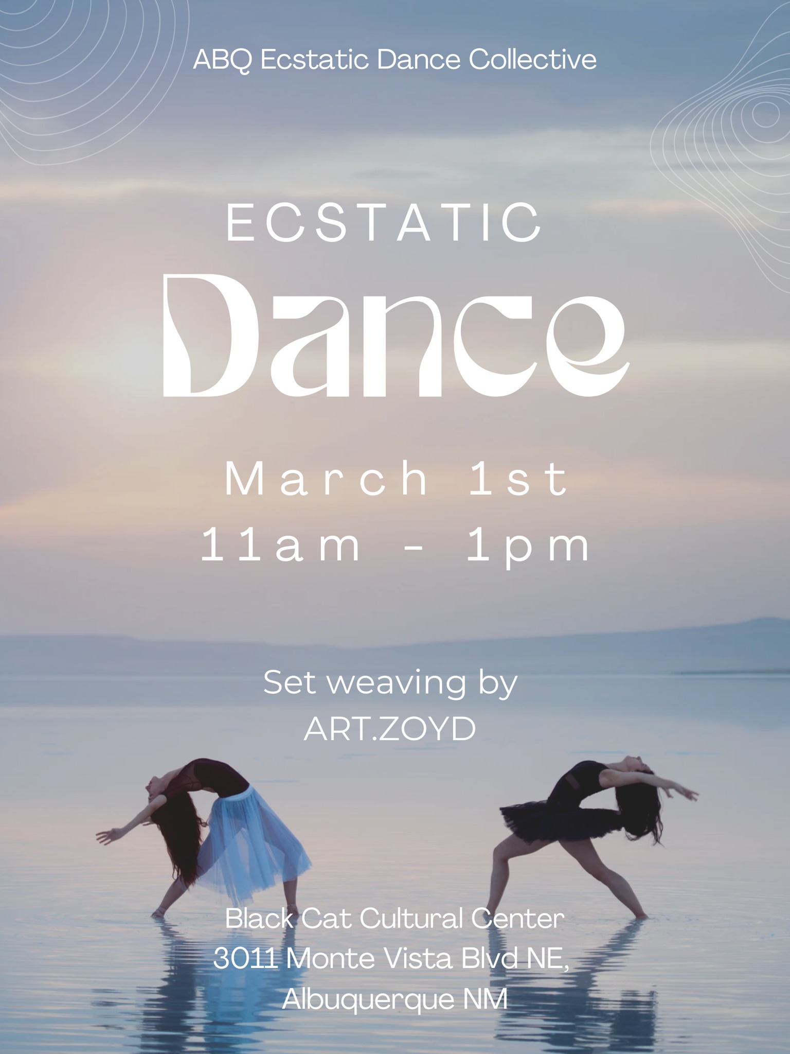 ABQ Ecstatic Dance Collective March 1st Morning Dance!