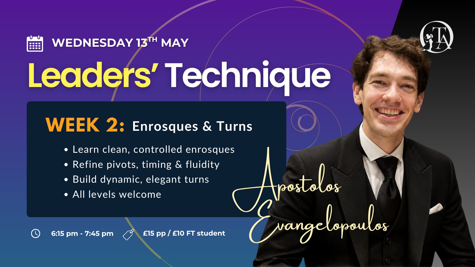 Leaders' technique workshop with Apostolos - Part 2 of 2