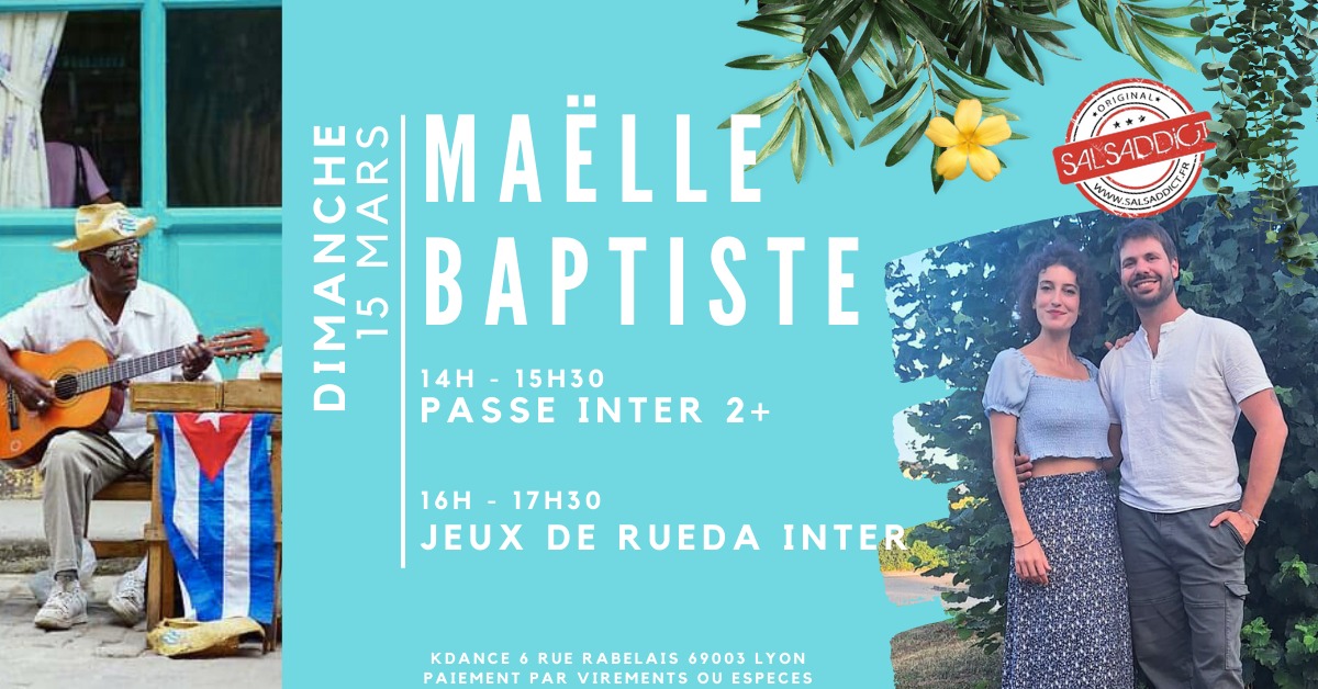 Stages salsa - Passe Inter 2+ et jeux de rueda
