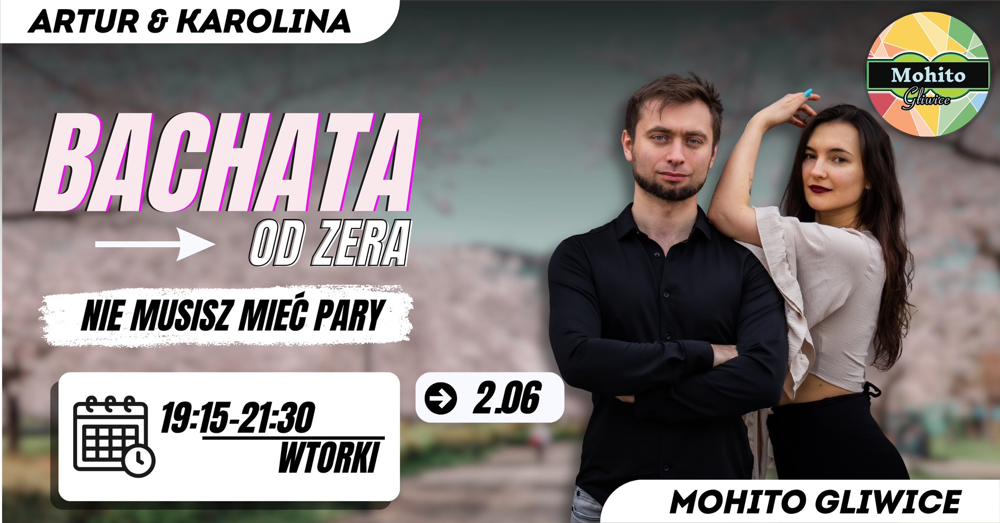 BACHATA OD ZERA Z ARTUREM I KAROLINĄ