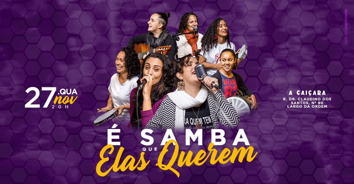 Quarta- Feira n'A Caiçara É Samba Que Elas Querem