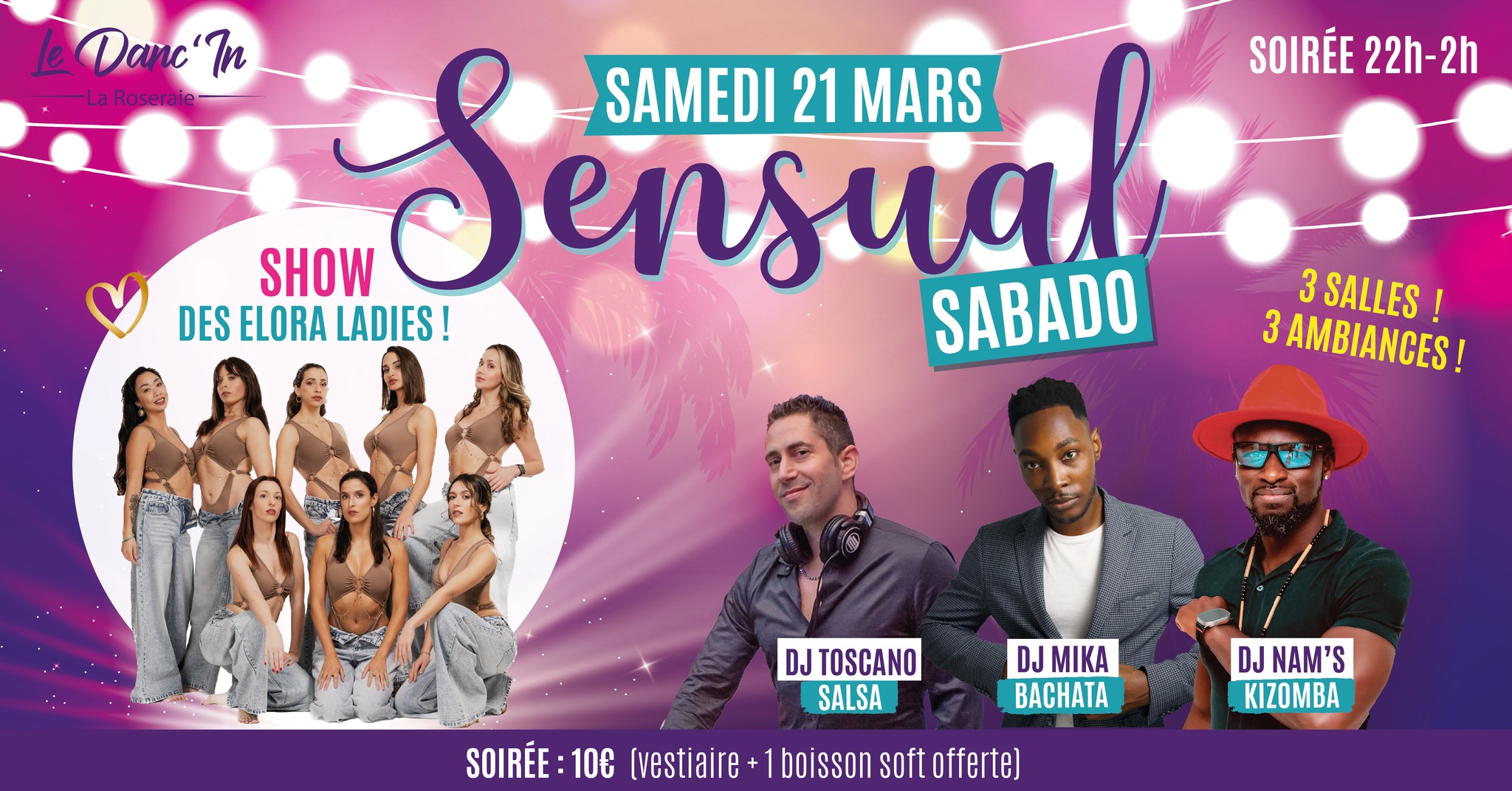 Soirée Sensual Sabado + Show !
