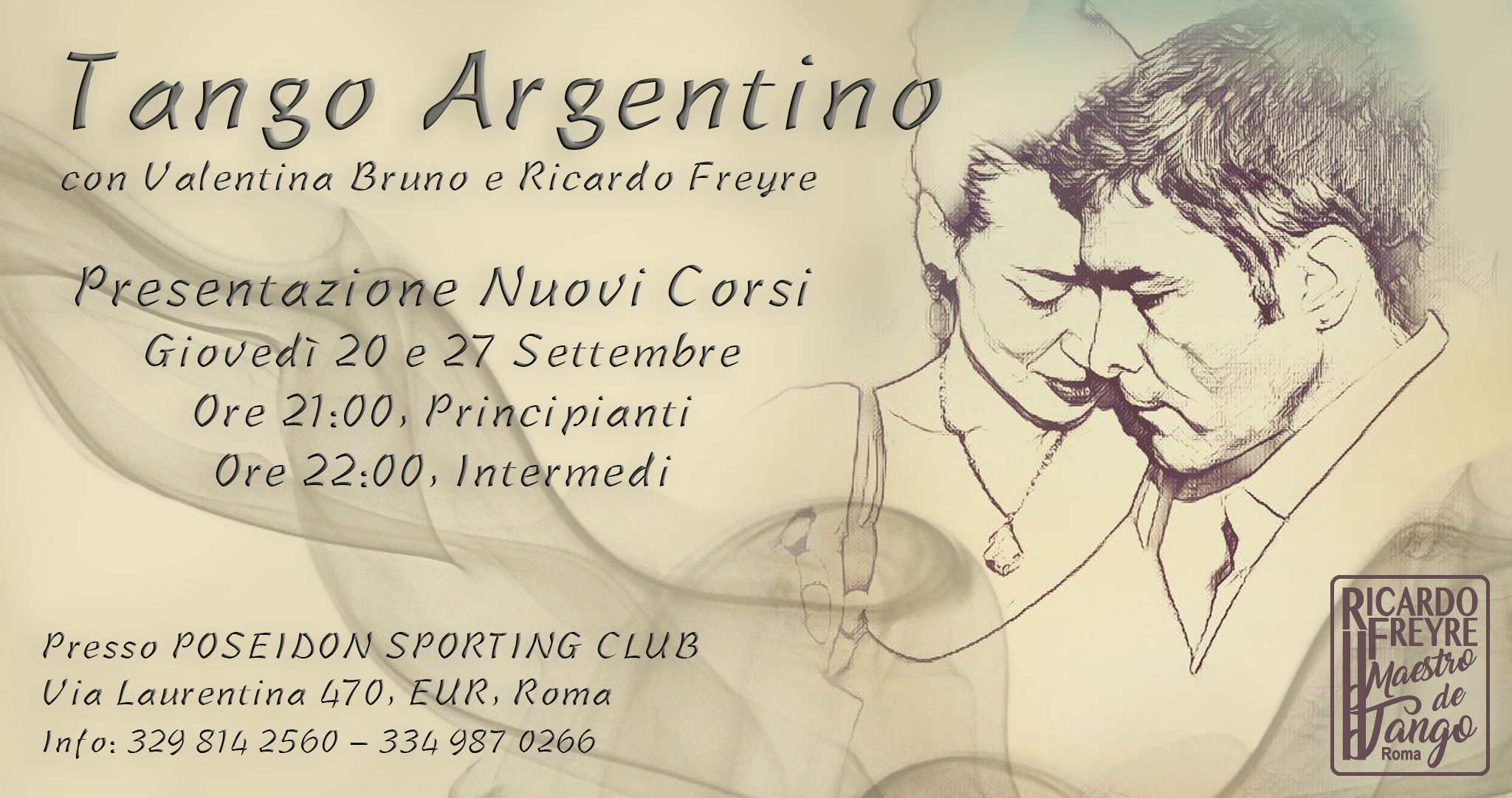 Lezione Presentazione Nuovi Corsi Tango al EUR