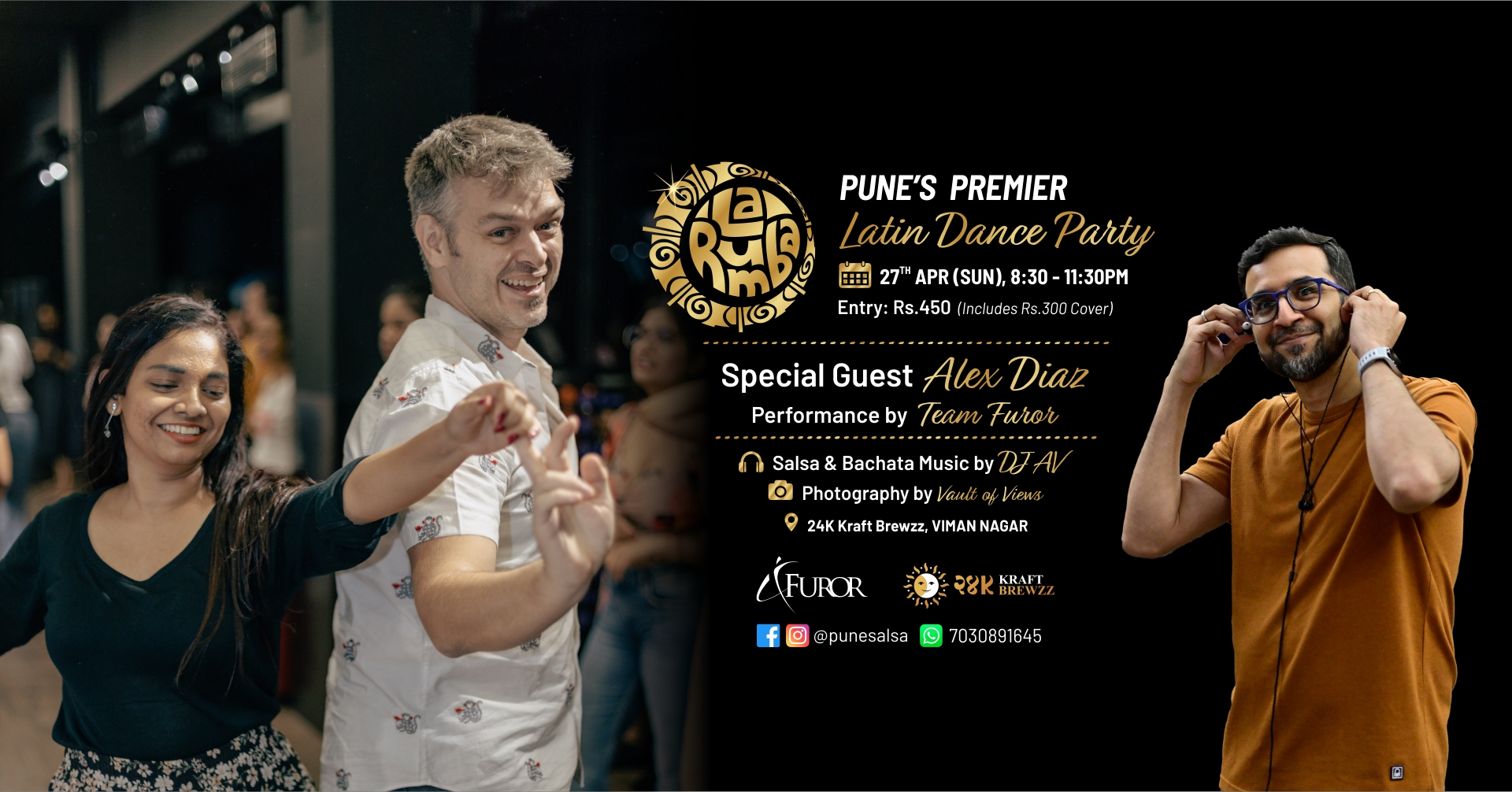 La Rumba in Viman Nagar - Salsa & Bachata Party - 27th Apr'25il 2025