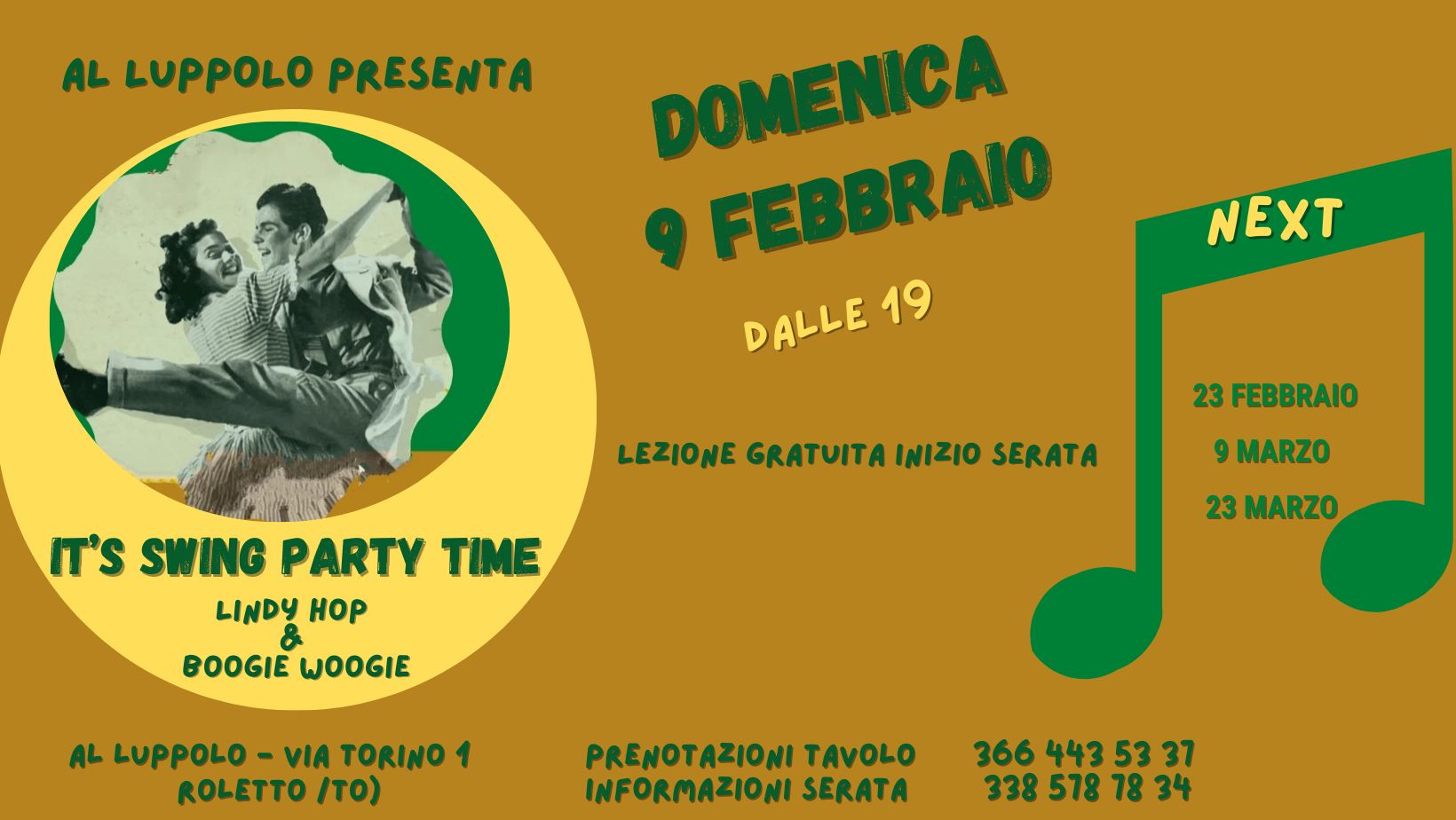 It's Swing Party Time - Lindy Hop & Boogie Woogie