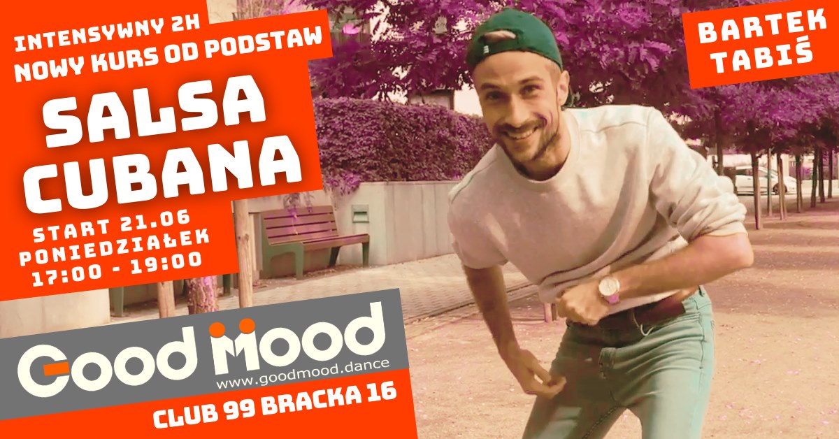 Salsa Cubana od Podstaw 2h ★ NOWY Kurs Tańca ★ Poniedziałki 17:00-19:00 ★ 21.06 BRACKA 16 KATOWICE