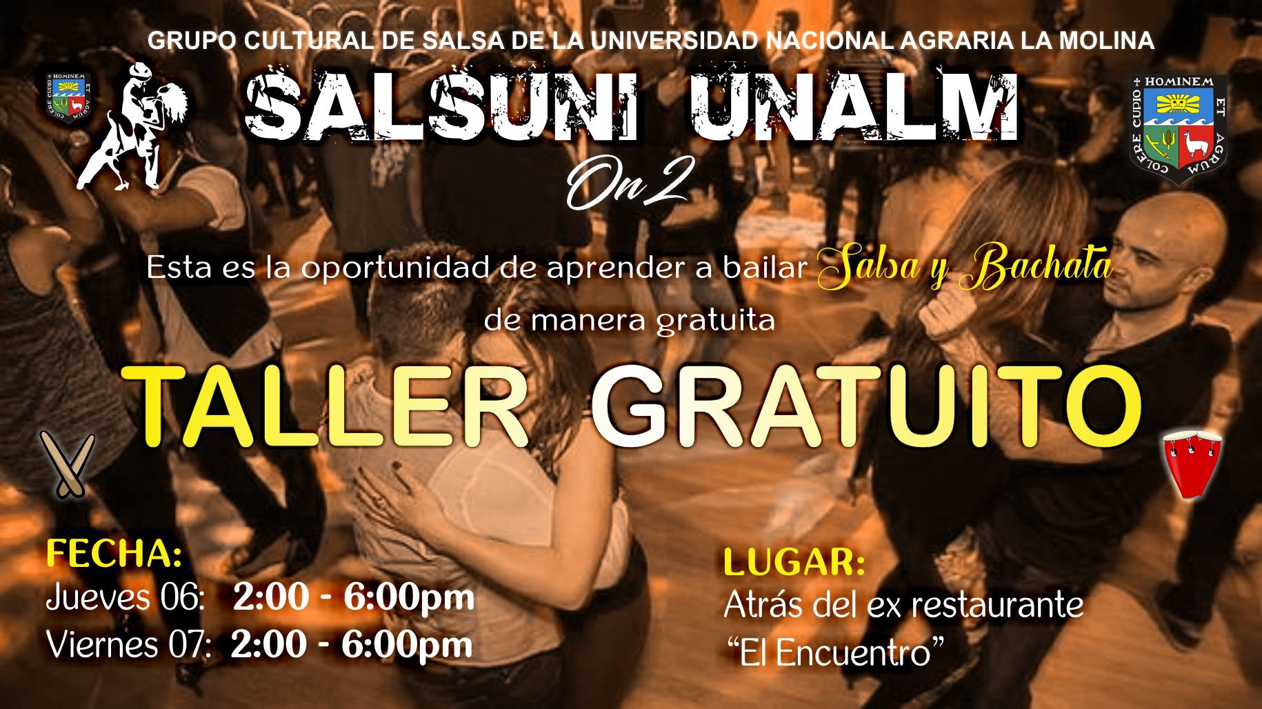 Salsuni Unalm: Taller Gratuito Abril