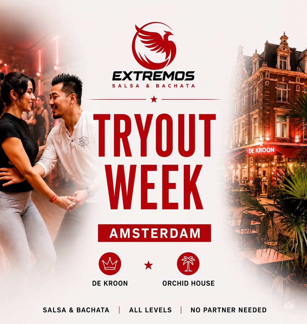 Salsa & Bachata Try-Outs in Amsterdam