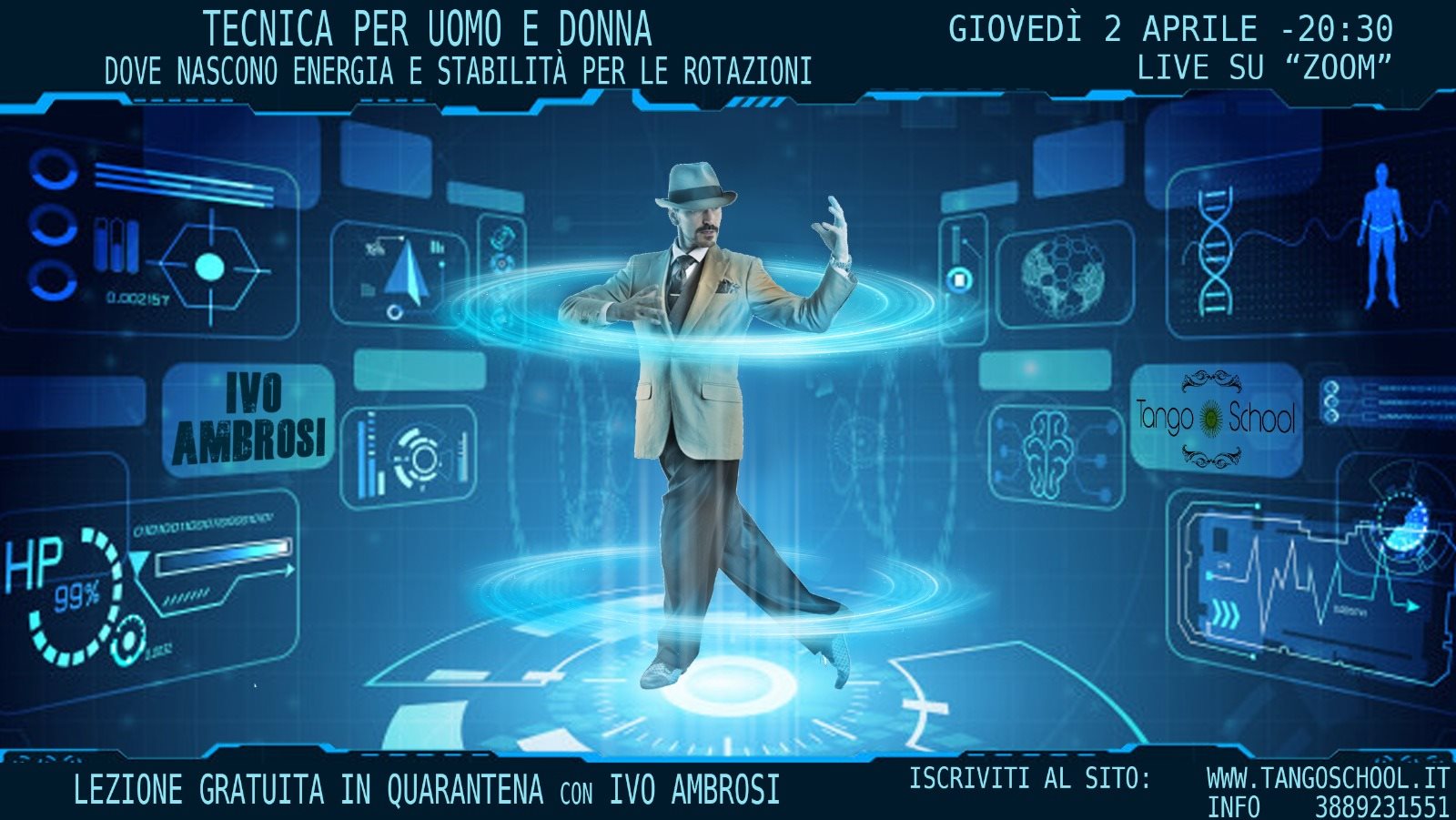 Tecnica Uomo Donna in streaming con Ivo Ambrosi