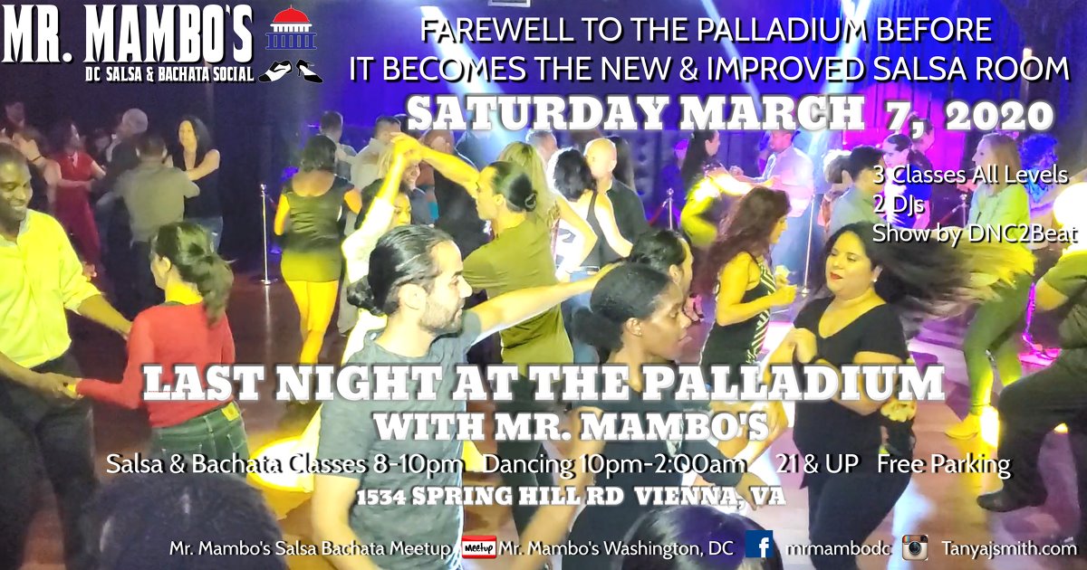 Last Night of The Palladium with Mr. Mambo's & DNC2Beat 3-7-2020