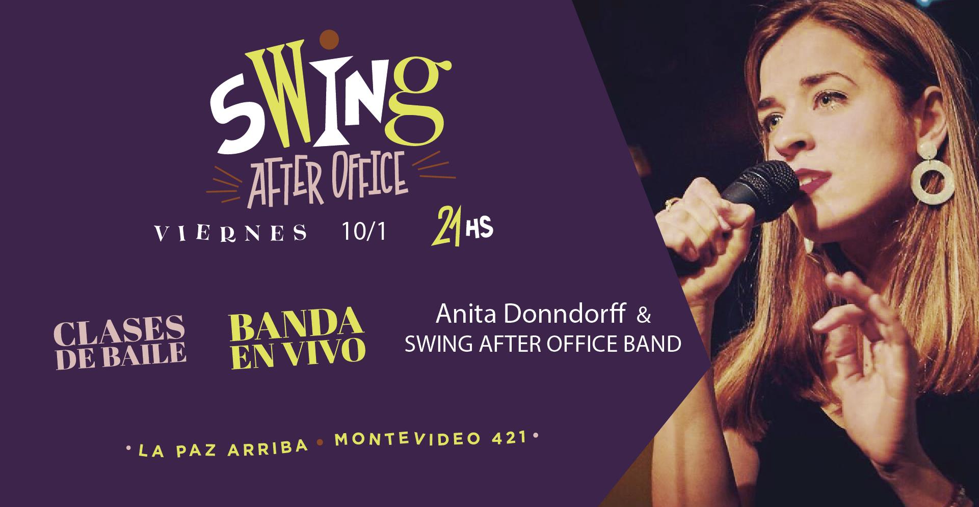 Viernes 29 11 Especial Anita Donndorff & Swing After Office Band