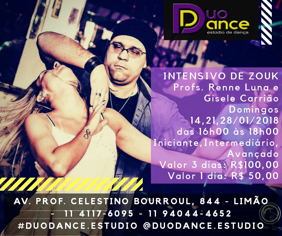 Intensivo de Zouk Domingos de Janeiro