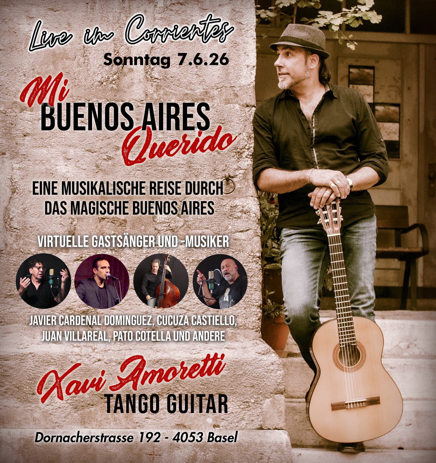 El Zapato Viejo LIVE mit Xavi Amoretti "Mi Buenos Aires querido"