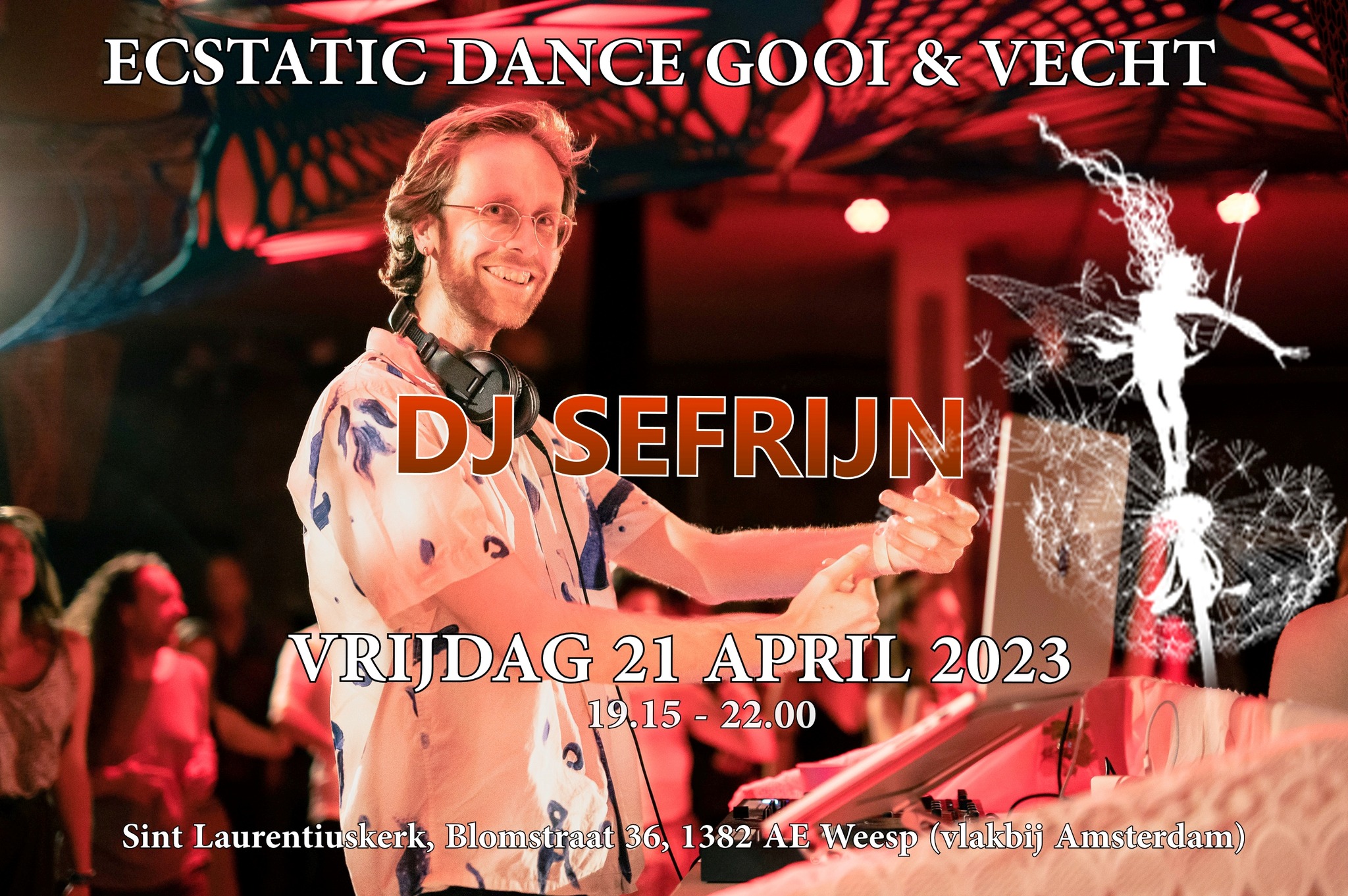 Ecstatic Dance Party DJ Sefrijn