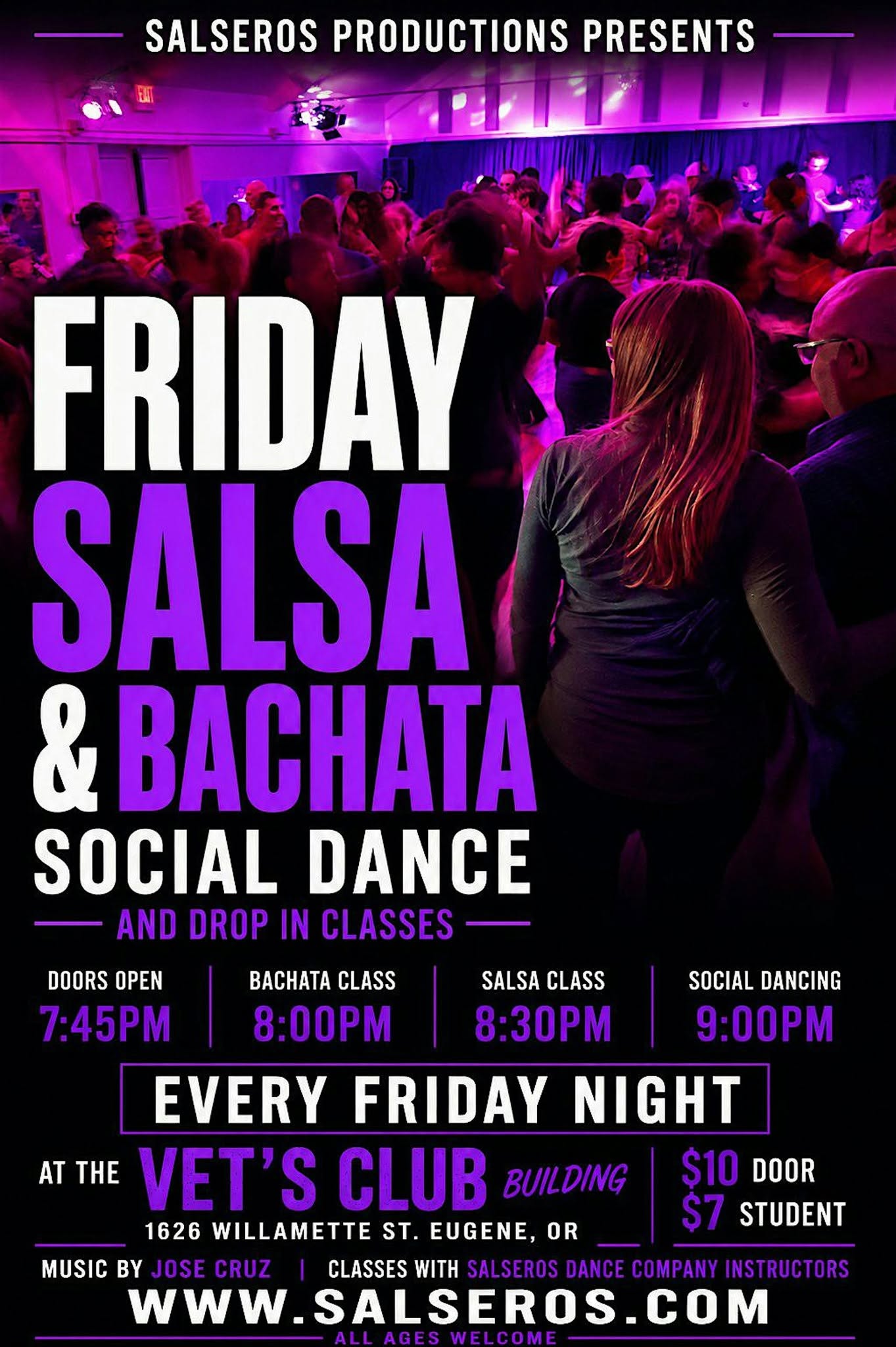 Salsa & Bachata Social Dance and Drop-in Class