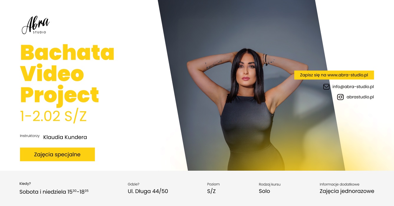 Bachata Video Project z Klaudią Kunderą poziom S Z
