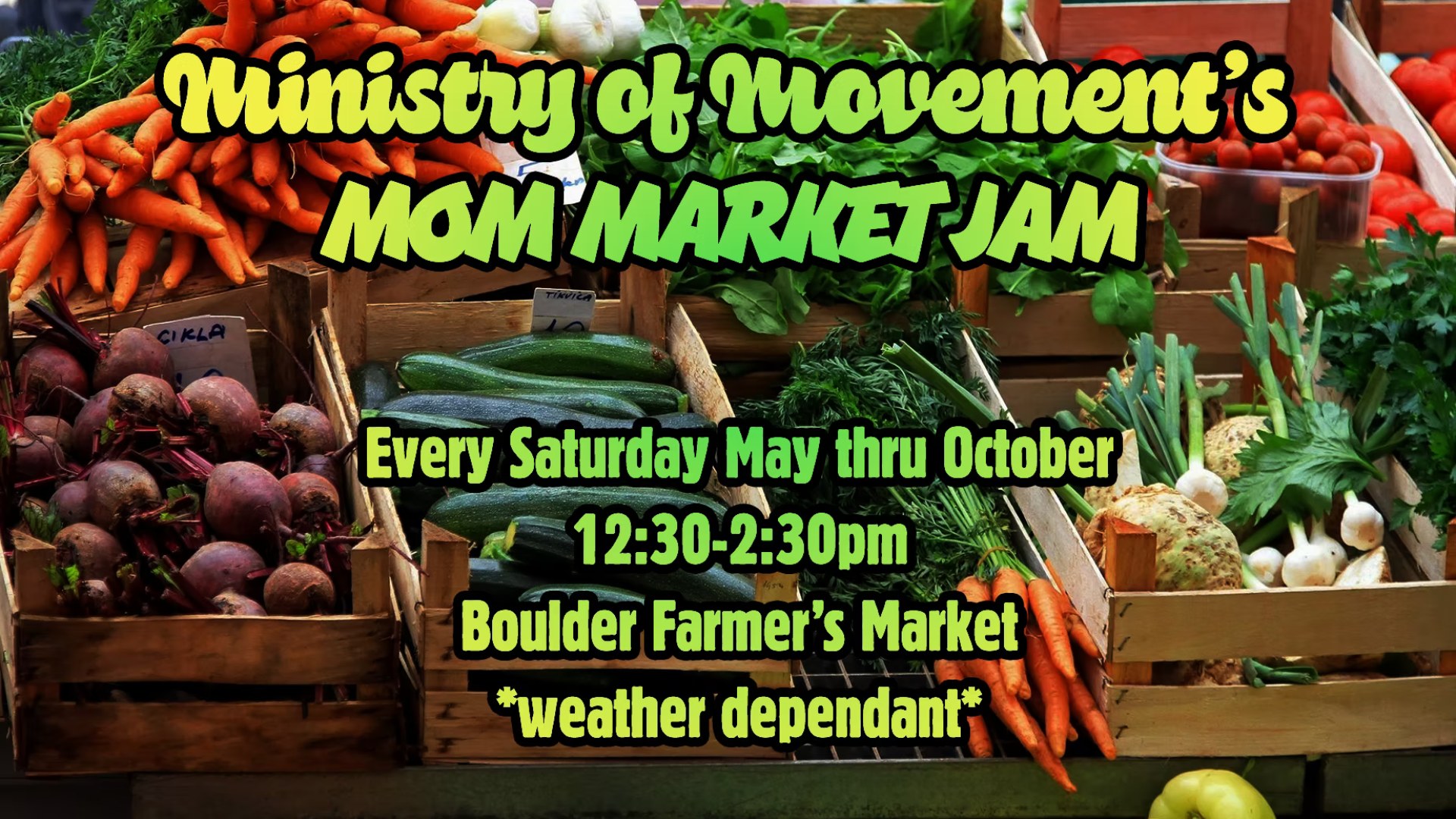 Ministry of Movement's Market Jam