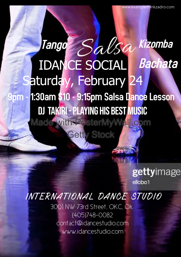 Latin Dance Social - Salsa - Tango - Kizomba & More!