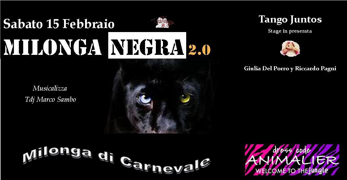 Milonga Negra 2.0 - Dress Code Animalier