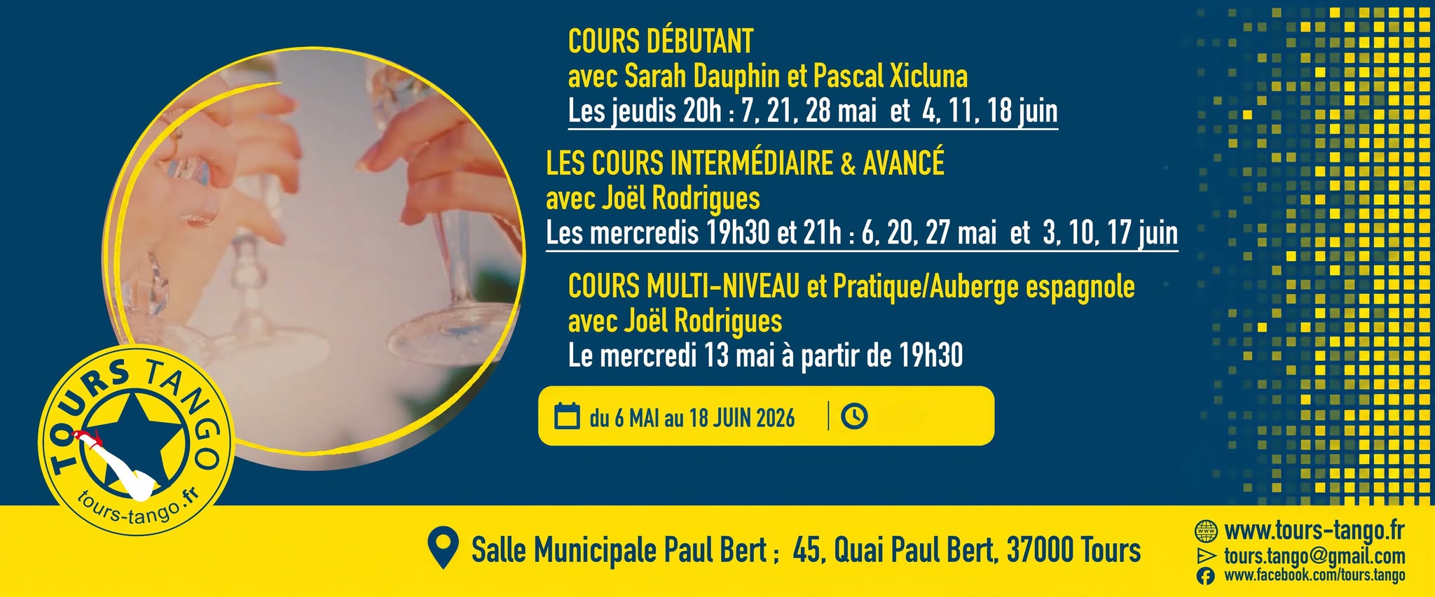 Cours multiniveau, offert aux adhérents