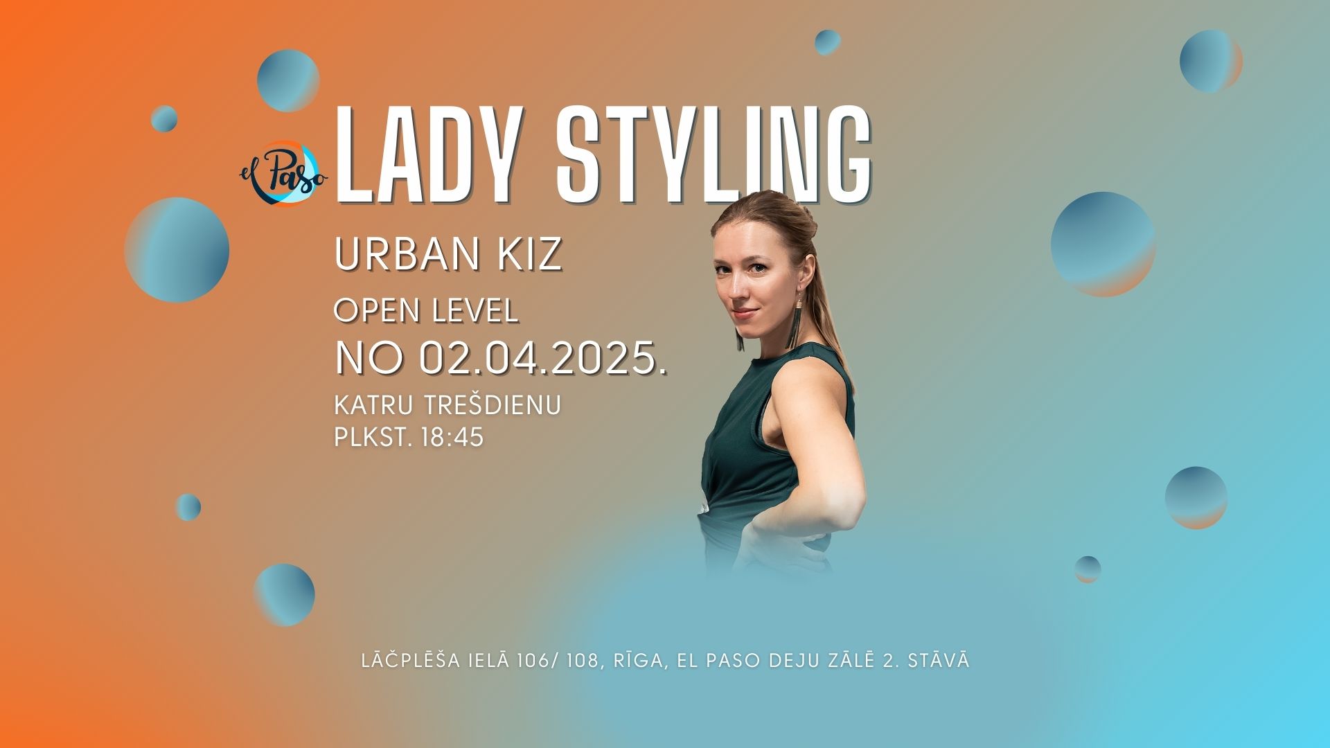 Urban Kiz LADY STYLING (atvērta līmeņa nodarbības)