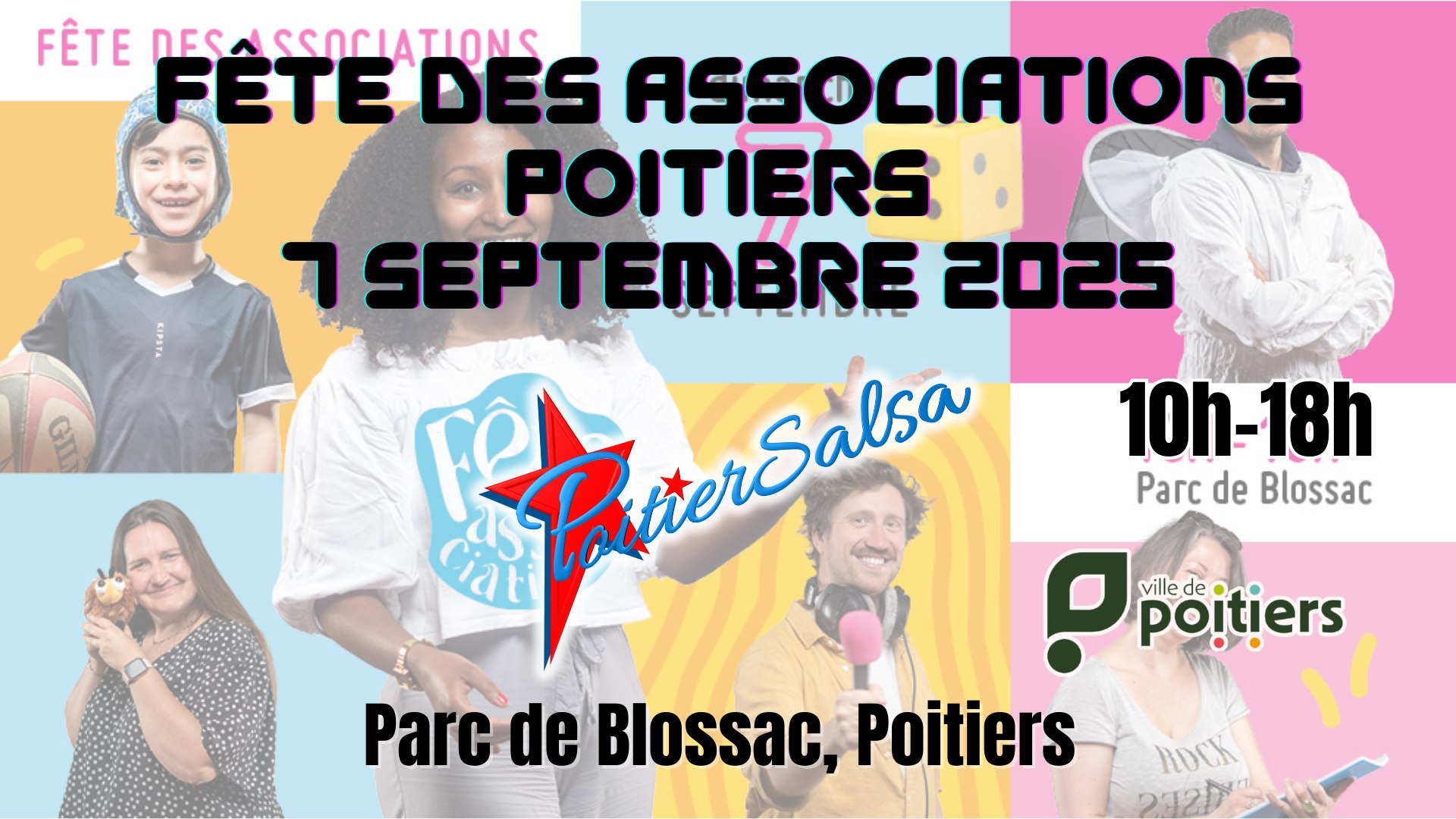 Fêtes des associations de Poitiers avec Poitiersalsa