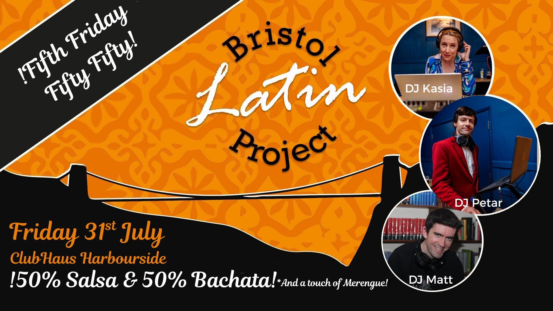¡Fifth Friday Fifty-Fifty: Salsa & Bachata!