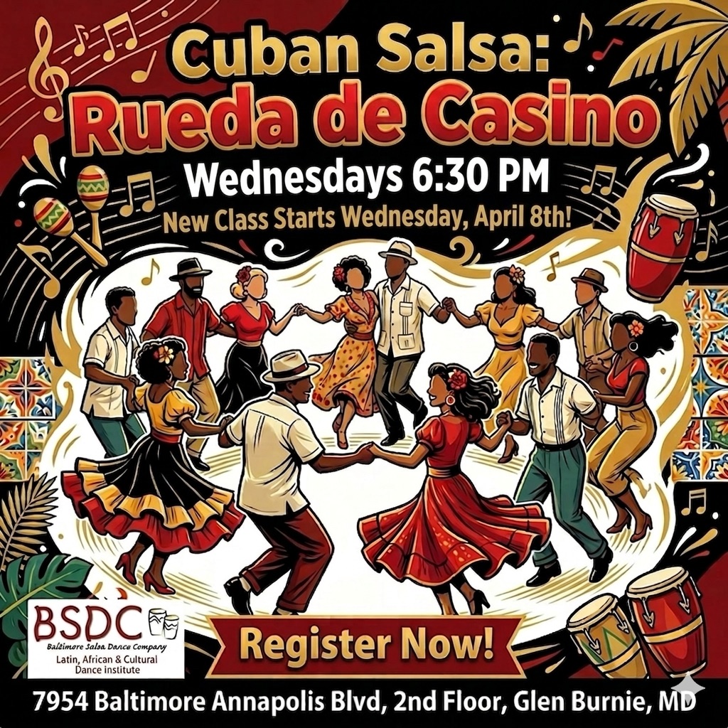Cuban Salsa: Rueda de Casino 101 Group Salsa for Beginners