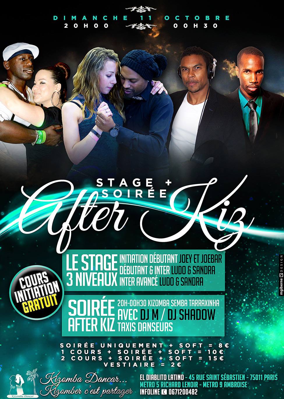 STAGE Et SOIREE AFTER KIZ au diablito
