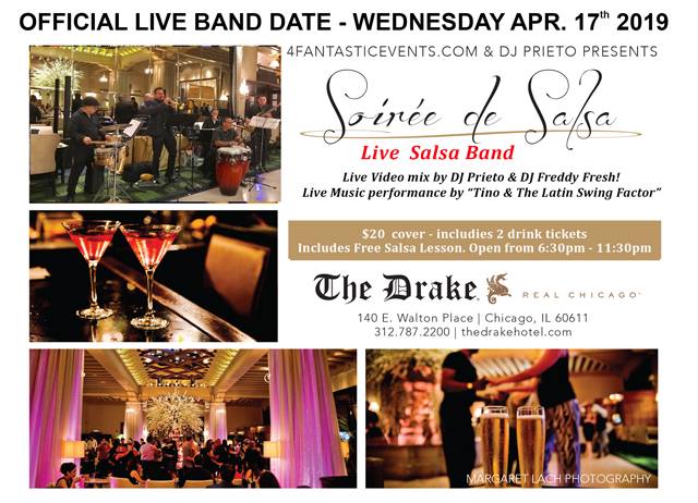 Official Live Band Soirée de Salsa Wednesday Drake