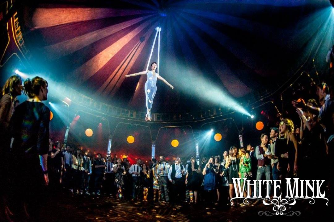WHITE MINK at Christmas Spiegeltent, Bristol