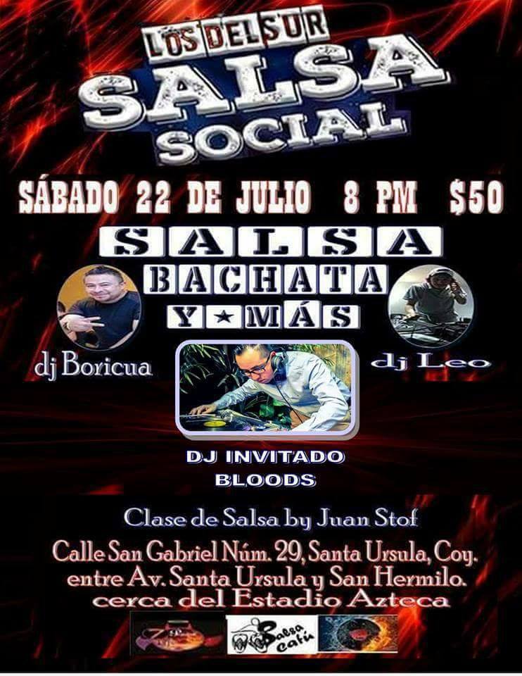 Los Del Sur Salsa Social - Julio 2017