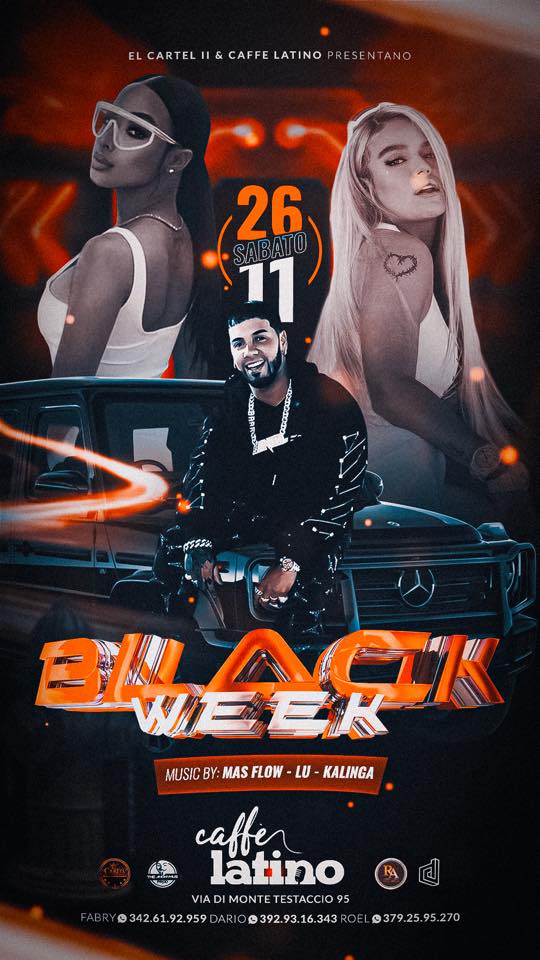 EL CARTEL II & CAFFE LATINO PRESENTANO BLACK WEEK