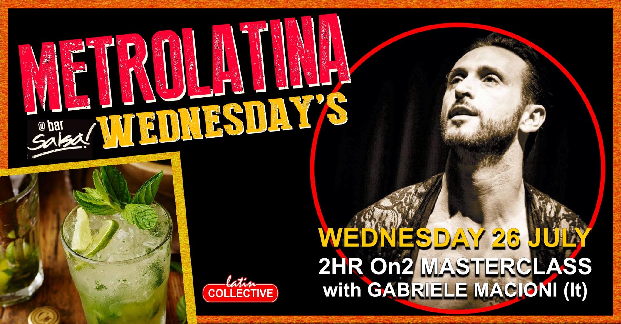 Metrolatina with 2 hour on2 Masterclass with Gabriele Maccioni