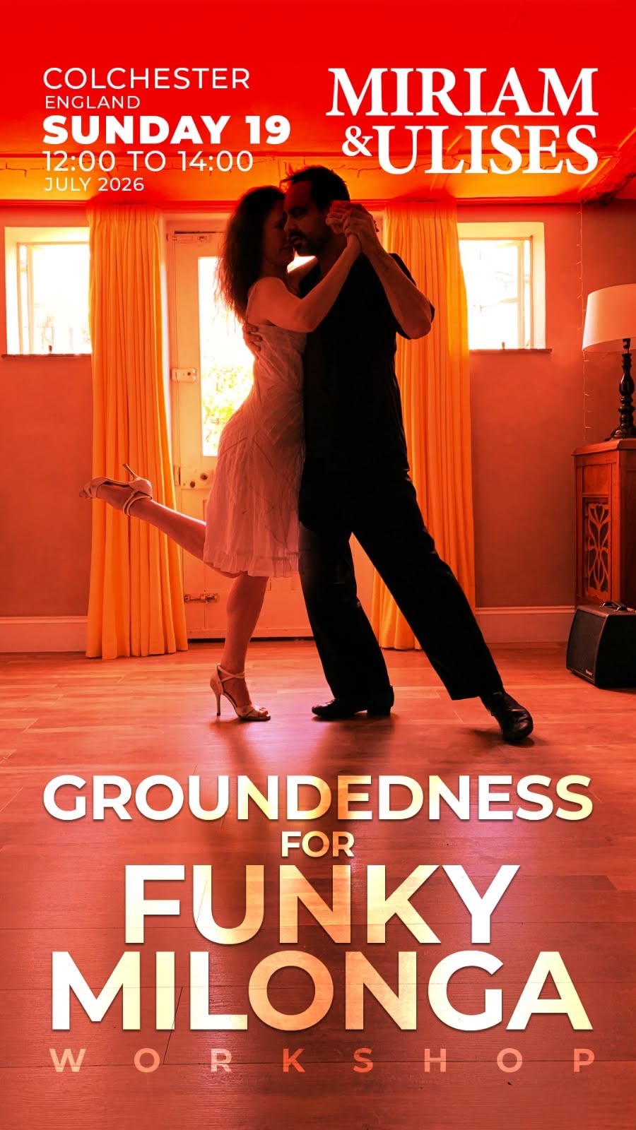 Groundedness for Funky Milonga - tango workshop with Miriam and Ulises