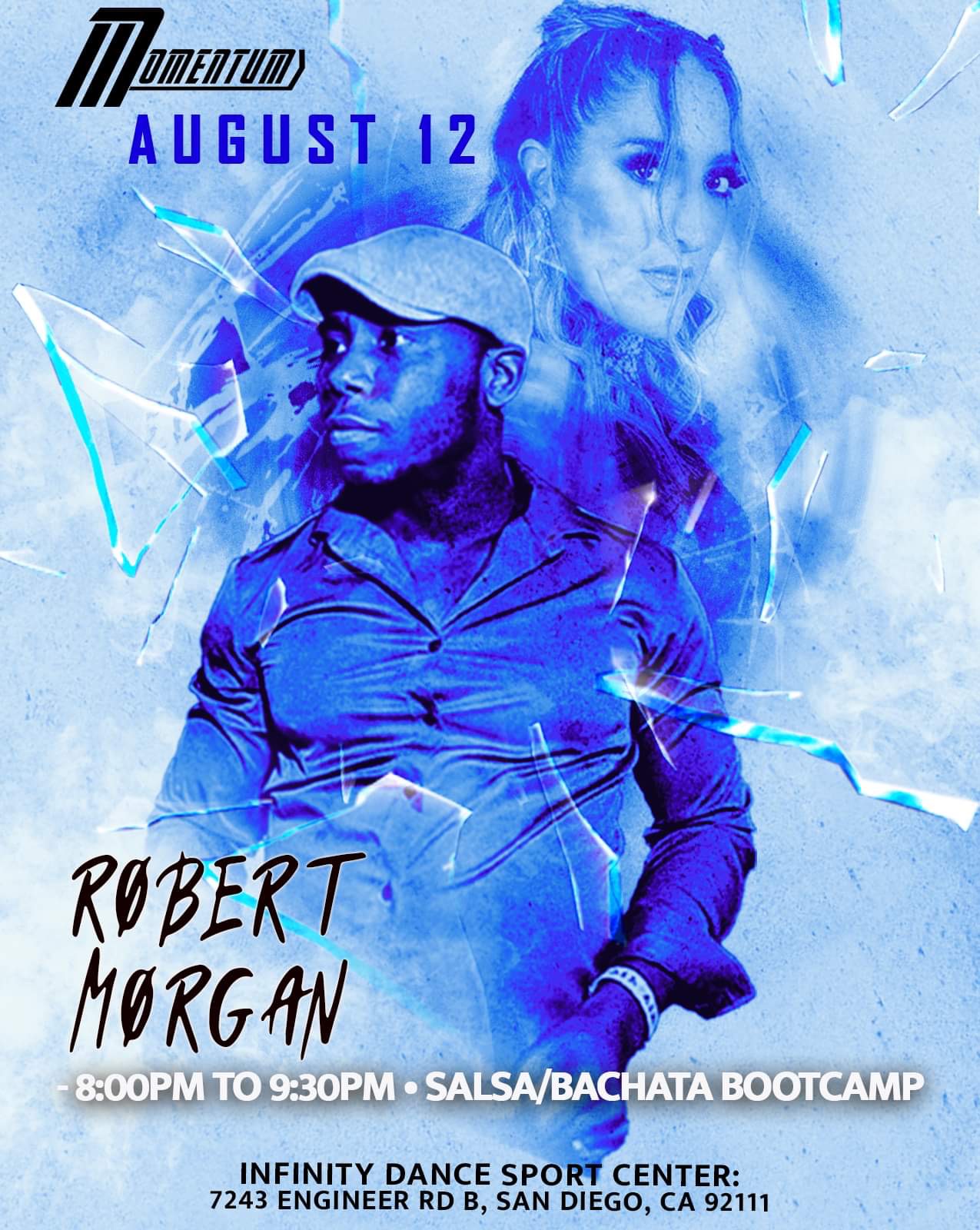 Salsa Bachata Dance Bootcamp for Improvers at the Momentum Social August 12