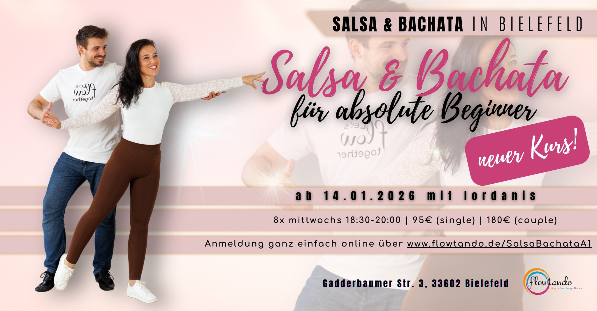 Salsa & Bachata für Beginner - neuer Kurs in Bielefeld