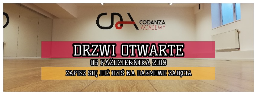 Drzwi Otwarte - Darmowe Zajęcia Taneczne w CDA! 06 10
