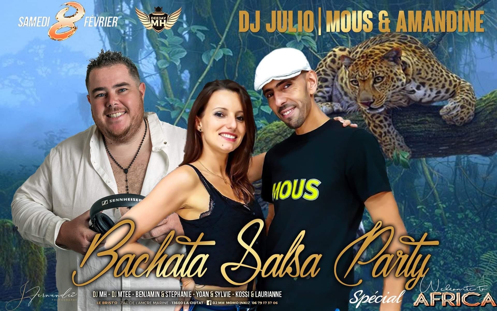 BACHATA SALSA PARTY-SPECIAL WELCOME TO AFRICA-